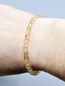 Náramek Citrín 5 mm