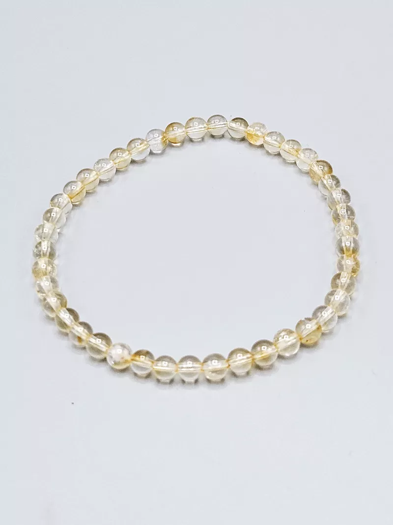 Náramek Citrín 5 mm