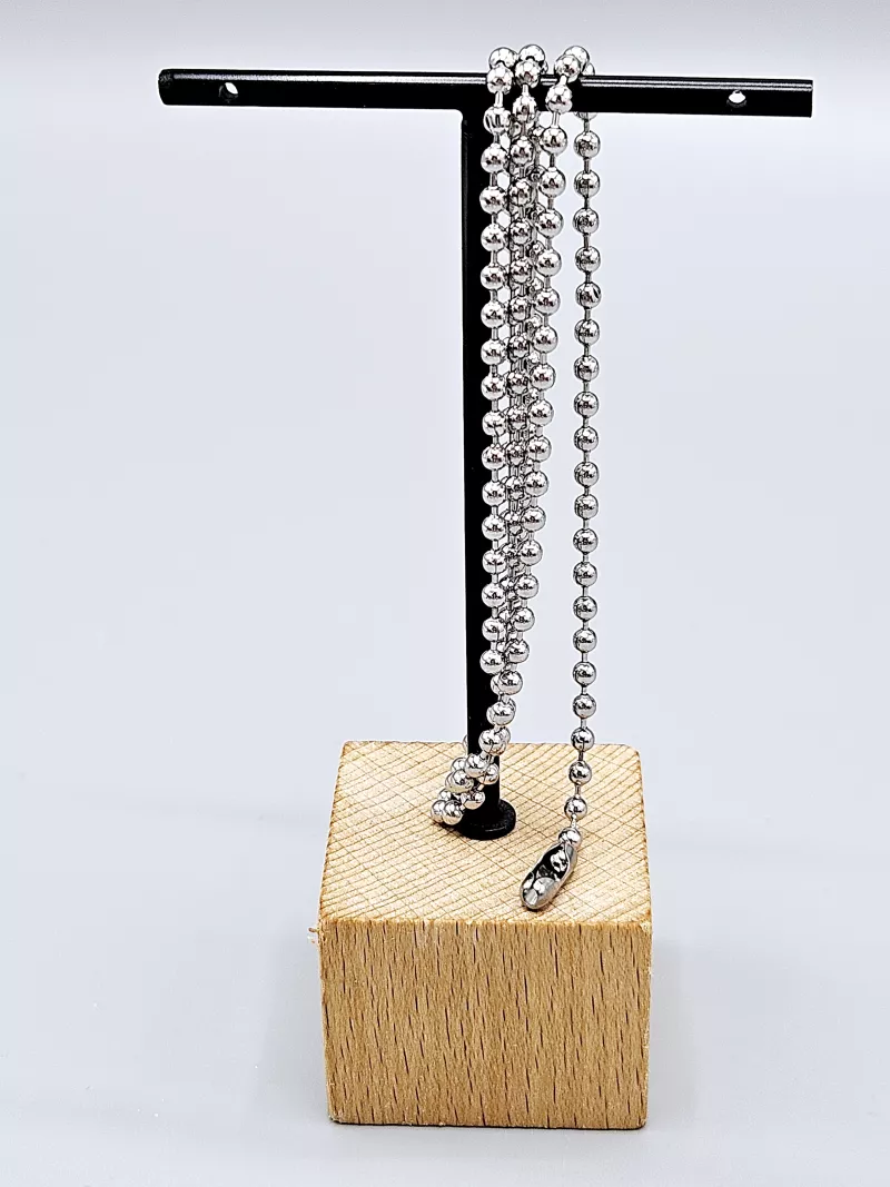 Ocelový řetízek armádní (0,3 x 60 cm)