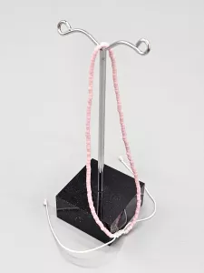 Miyuki Delica náramek na nohu shamballa - odstín starorůžová | 20 - 34 cm, 25 - 39 cm
