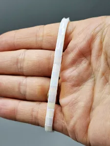 Miyuki Tila náramek - odstín smetanová s perlovým efektem 16 - 17 cm