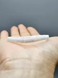 Miyuki Tila náramek - odstín smetanová s perlovým efektem 16 - 17 cm