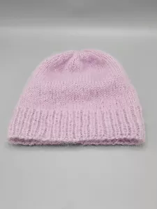 Ručně pletená čepice světle fialová dámská velikost (56 - 60 cm) Ručně pletená čepice světle fialová dámská velikost (56 - 60 cm)