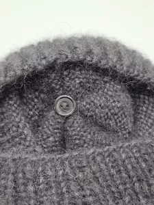 Ručně pletená čepice černá dámská velikost (56 - 60 cm) Ručně pletená čepice černá dámská velikost (56 - 60 cm)