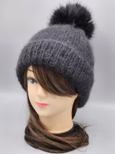Ručně pletená čepice černá dámská velikost (56 - 60 cm) Ručně pletená čepice černá dámská velikost (56 - 60 cm)