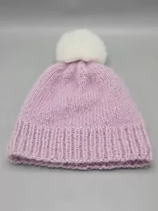 Ručně pletená čepice světle fialová dámská velikost (56 - 60 cm) Ručně pletená čepice světle fialová dámská velikost (56 - 60 cm)