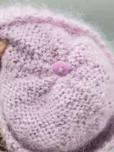 Ručně pletená čepice světle fialová dámská velikost (56 - 60 cm) Ručně pletená čepice světle fialová dámská velikost (56 - 60 cm)